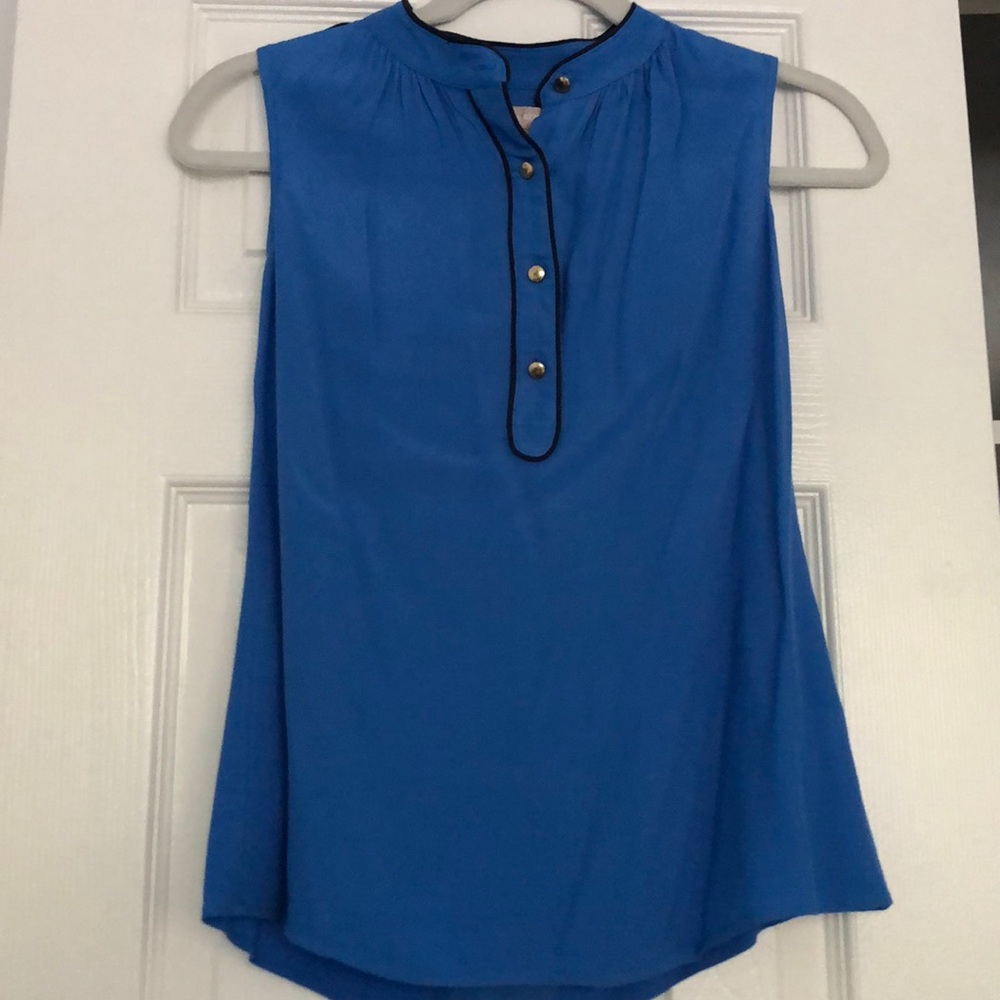 Bright Blue Banana Republic Blouse